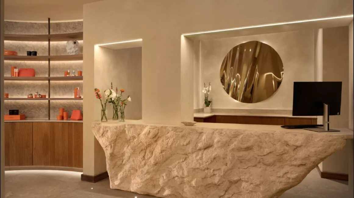 Spa reception desk