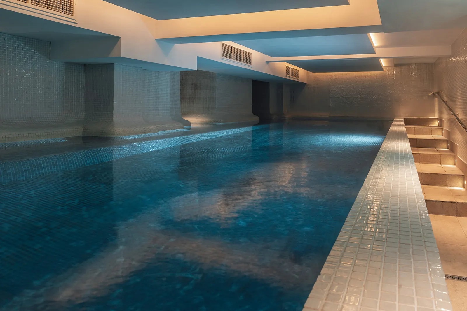 Indoor pool at HarSPA, Harbour Hotel Brighton